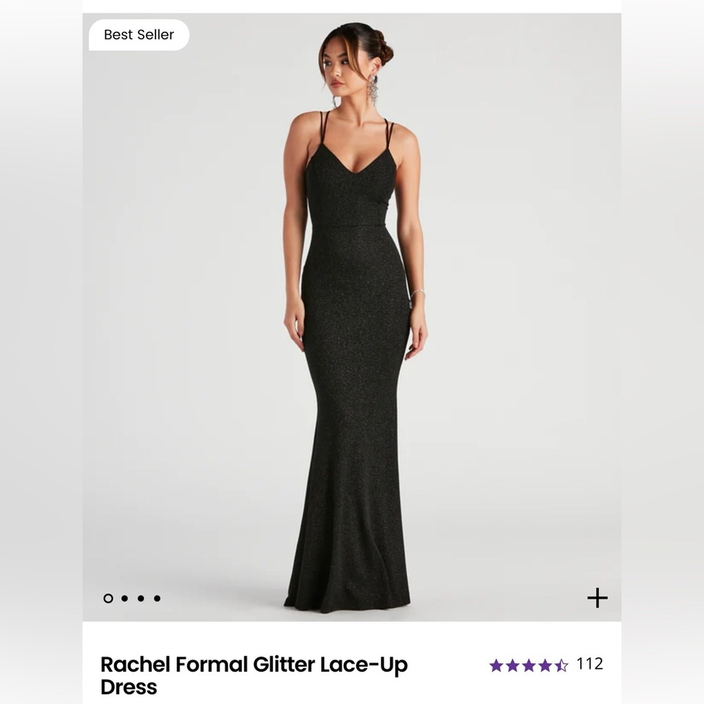 Windsor Rachel Formal Glitter Lace-Up
Dress